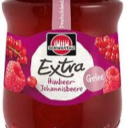 Schwartau Himbeer Johannisbeer Gelee 340g