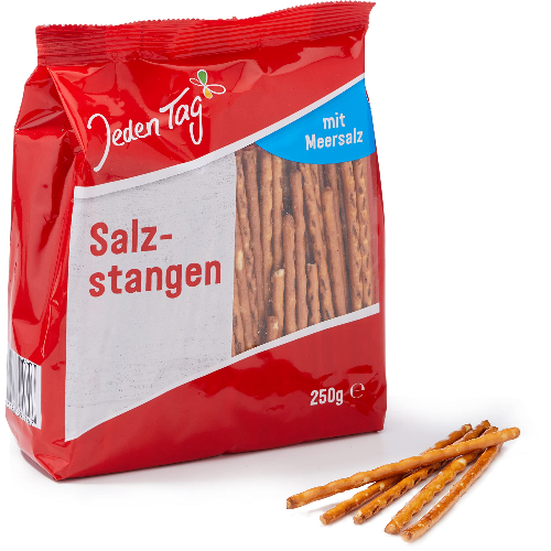 Jeden Tag Salzstangen, mit Meersalz, 250 g