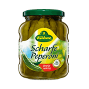 Kühne Scharfe Peperoni 370ml