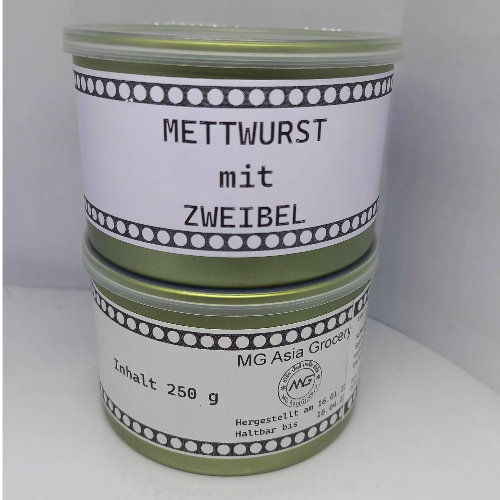 Mettwurst mit Zweibel (250gr dose)