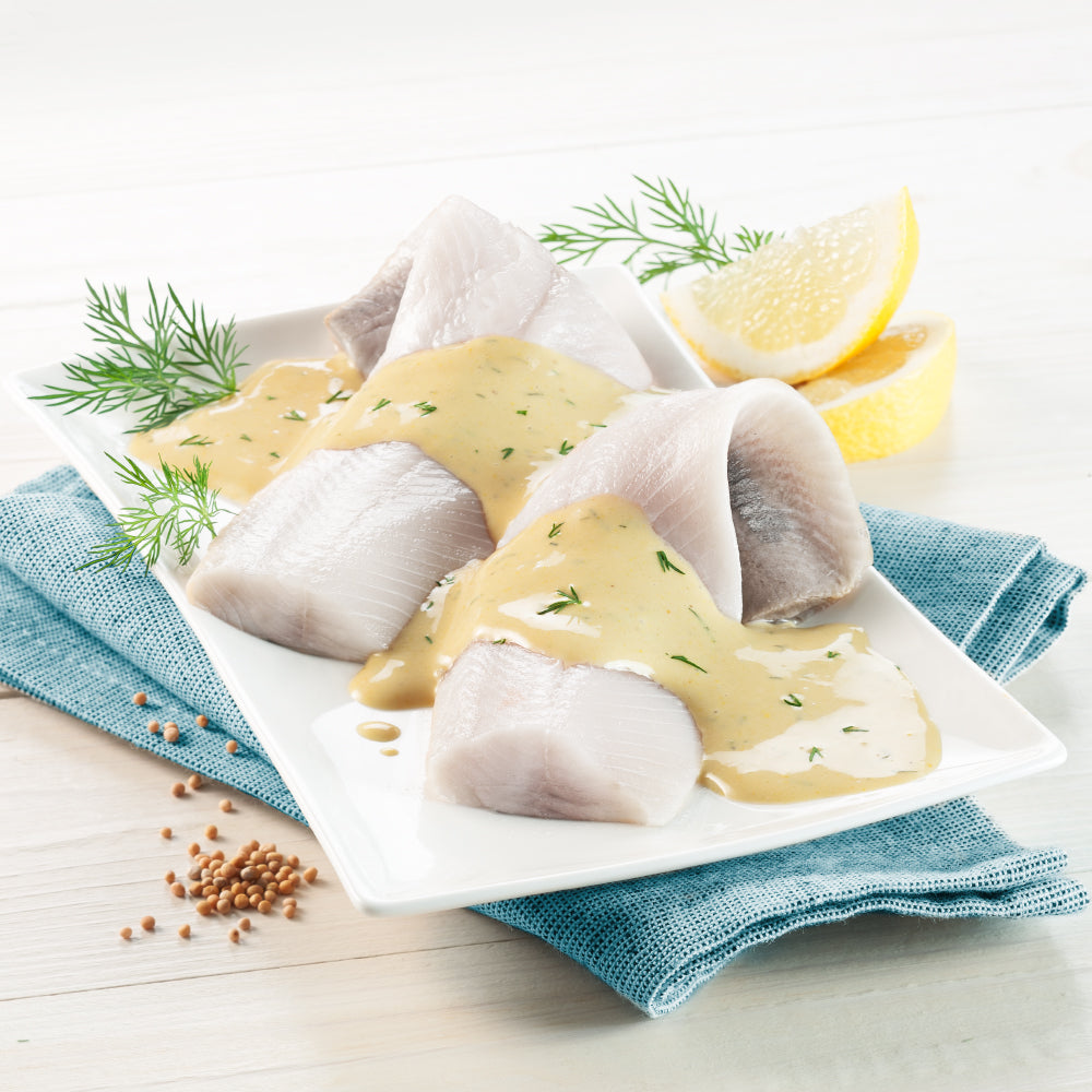 LARSEN Heringsfilets Senf-Dill-Sauce 200gr