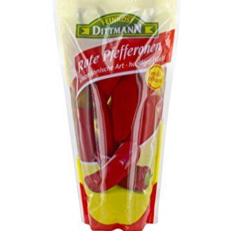 Feinkost Dittmann Rote Pfefferonen 250gr