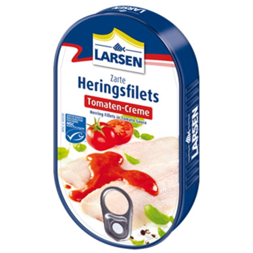 LARSEN Heringsfilets in Tomaten-Creme 200gr