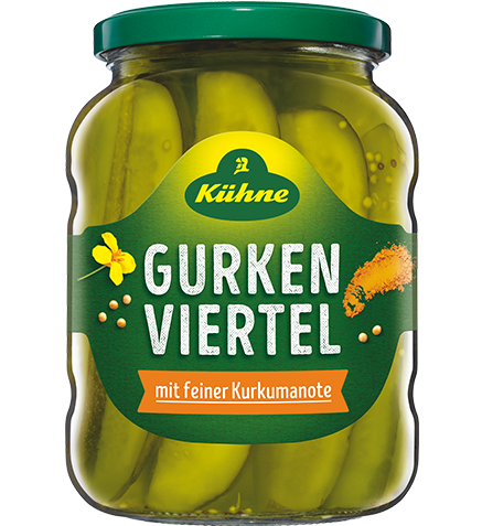 Kühne Gurken Viertel 370ml