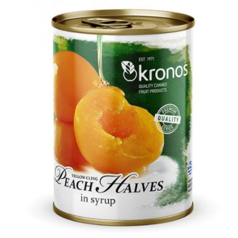 Kronos Peach Halves in Syrup 820gr