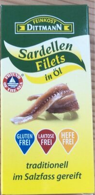 Dittmann sardellen Filet 50g.