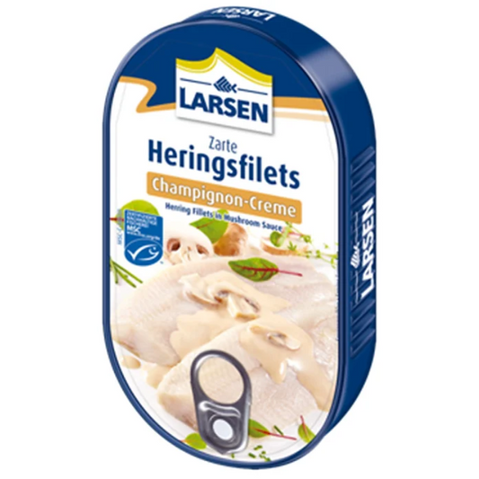 LARSEN Heringsfilets Champignon-Creme 200gr